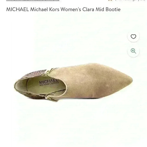 MICHAEL Michael Kors Women's Clara Mid Bootie size 9.5 - Picture 7 of 8
